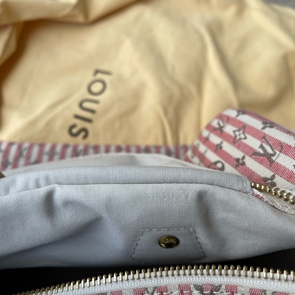 Louis Vuitton Monogram Mini Lin Croisette Speedy 30 & French Purse Wallet Rouge - Picture 10 of 16